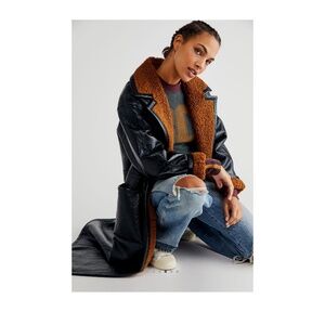 Free People Vegan Reversible London Coat